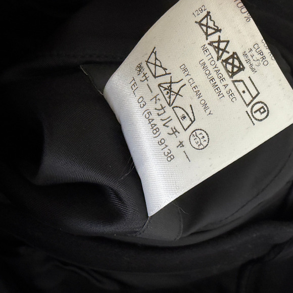 Givenchy Trouser Pants Womens 44 Black Wool Cashmere Moto Taper Ankle Zip Italy - Picture 10 of 11